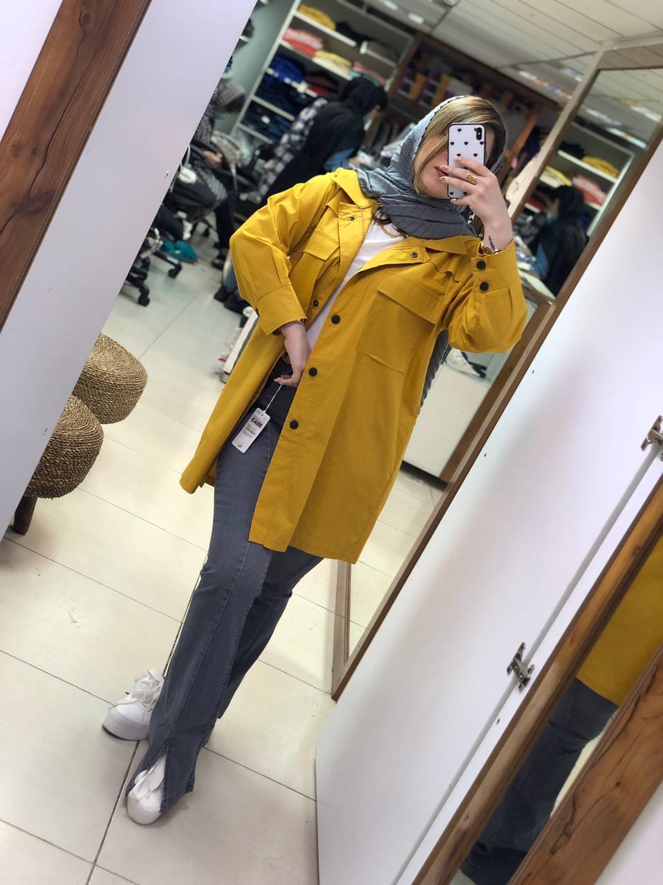 مانتو مزونی اسپرت پاپیون کد0229