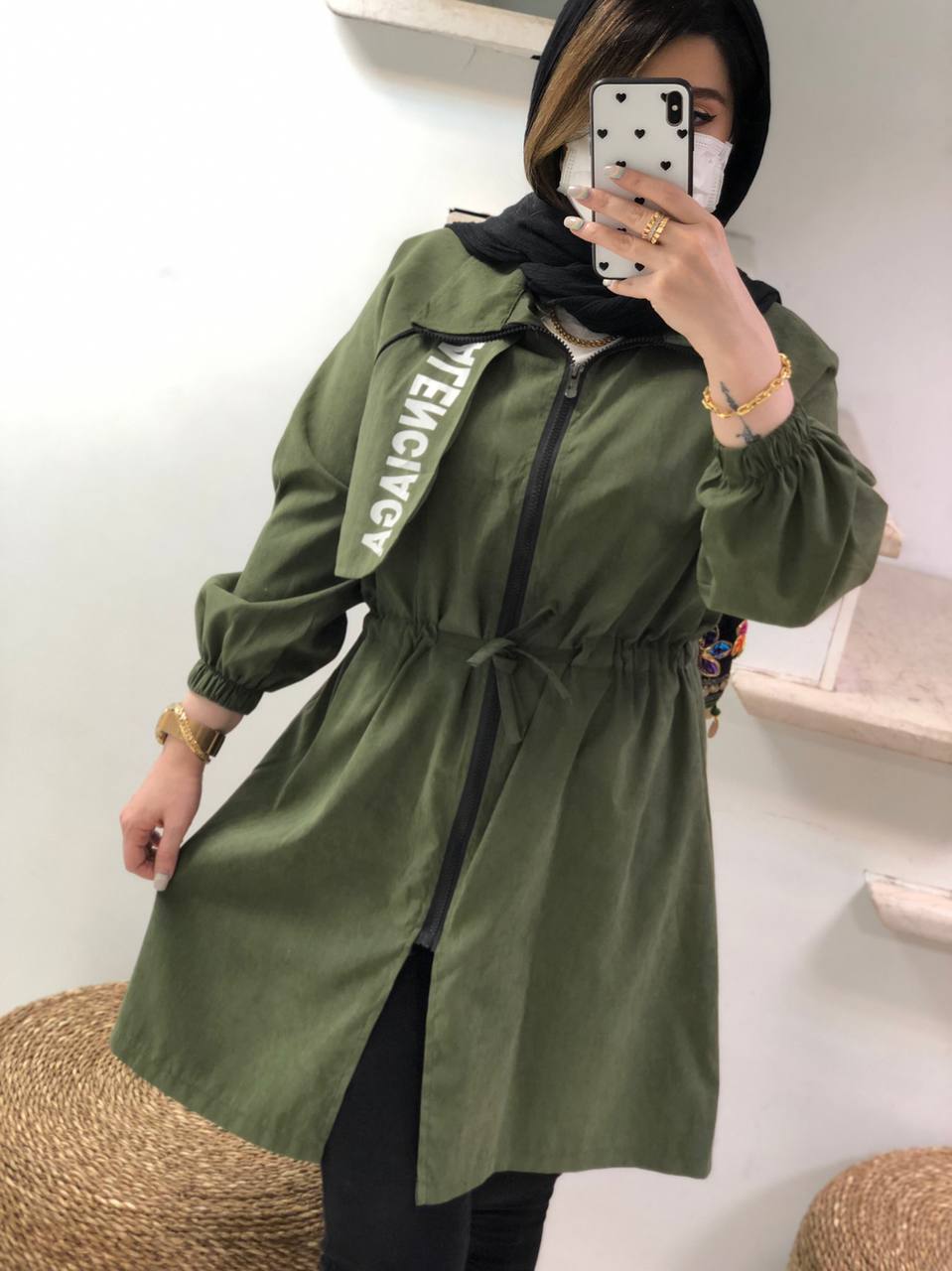 مانتو مزونی پاییزه همتا کد0372