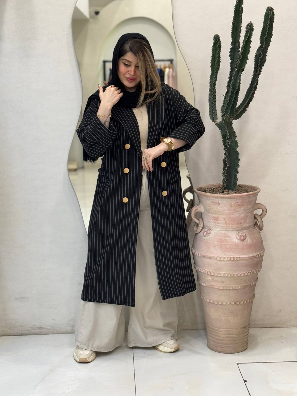 مانتو بلند دیپلمات پاملا