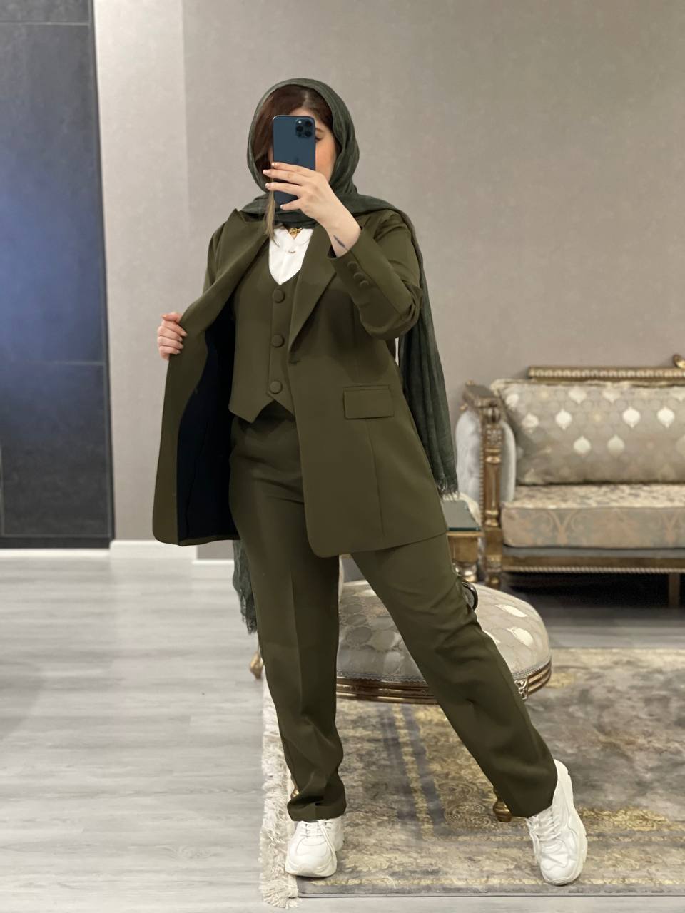 ست کت شلوار ژیله دل آرا