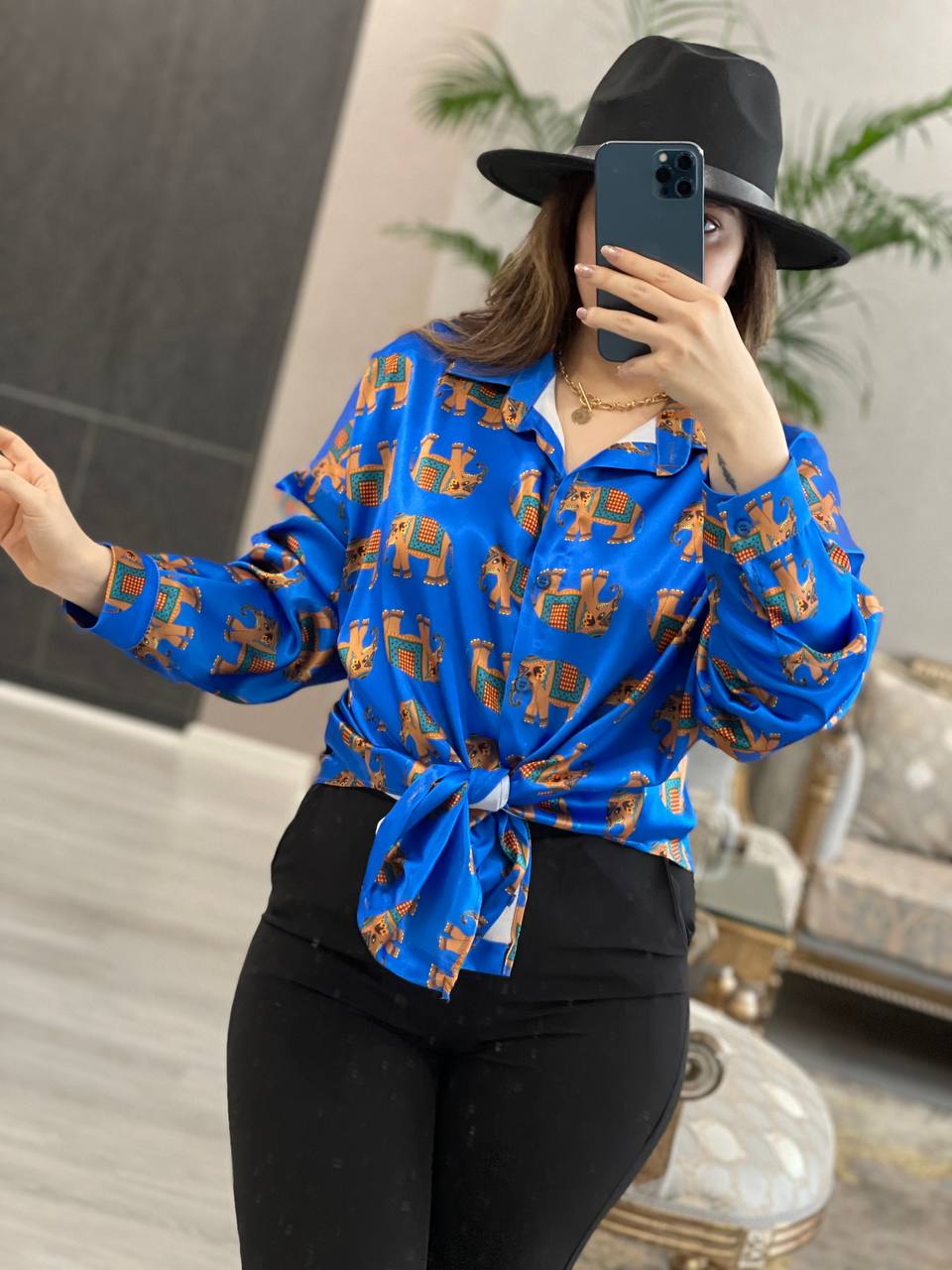 شومیز مزونی بنفشه کد0890